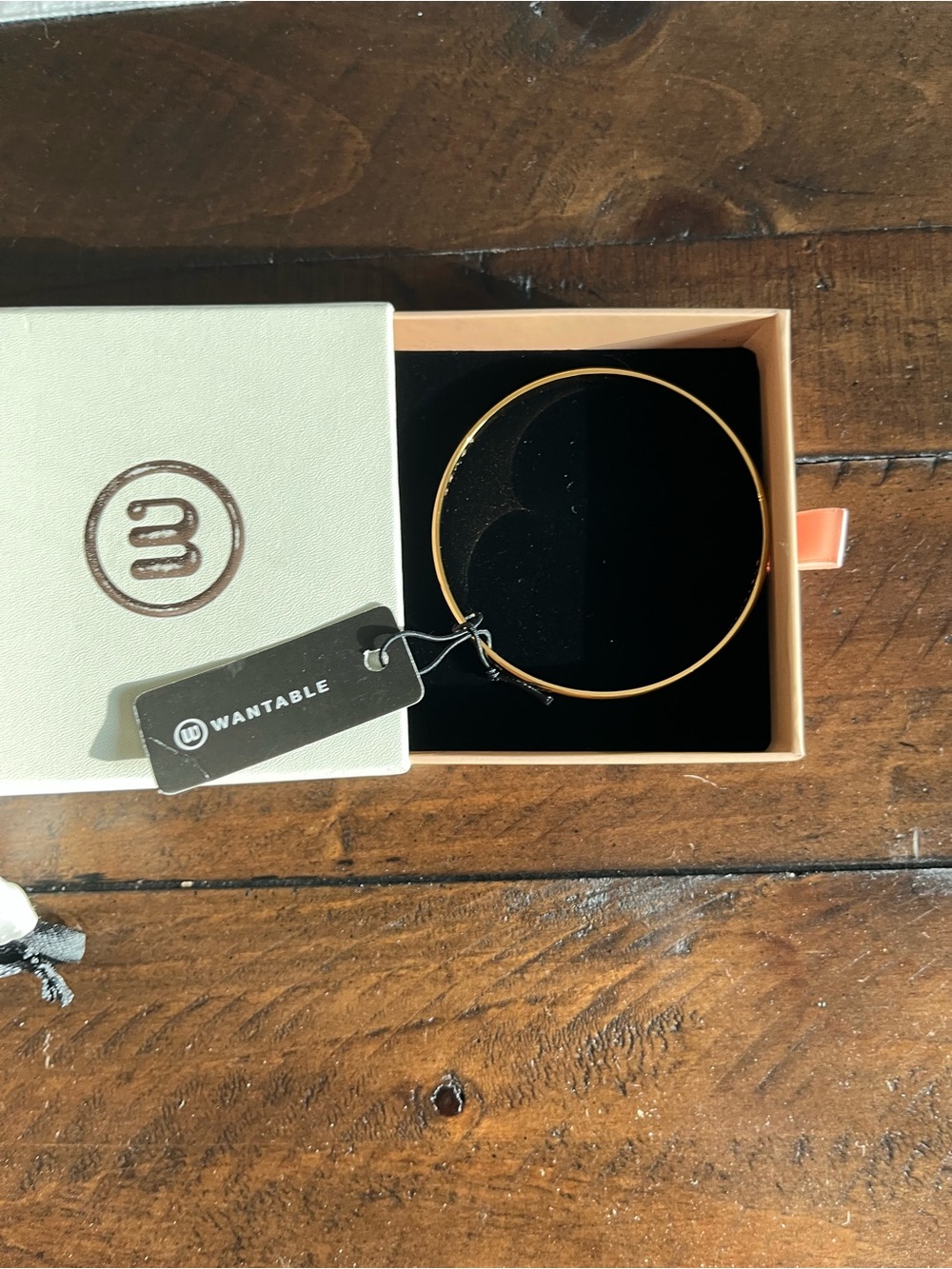 Wantable Gold Tone Bangle Bracelet
